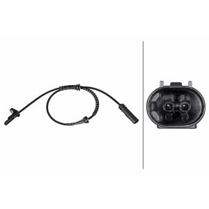 ABS-sensor HELLA 6PU 358 216-531