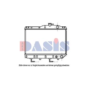Radiador, arrefecimento do motor AKS DASIS 210140N