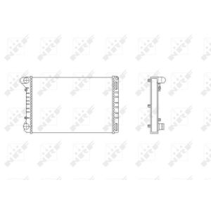 Kühler, Motorkühlung NRF 53665