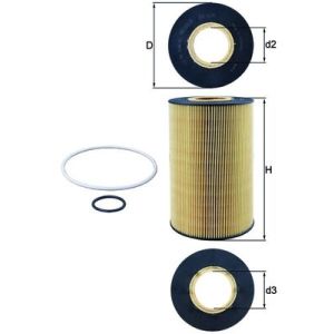 Ölfilter MAHLE OX 435D