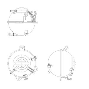 Depósito de compensación, refrigerante EASY FIT NRF 454082