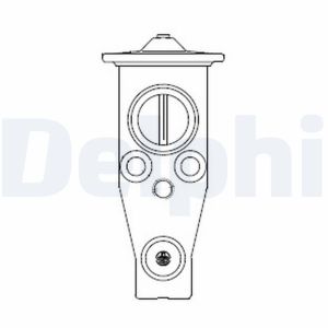 Válvula de expansão, ar condicionado DELPHI CB1017V