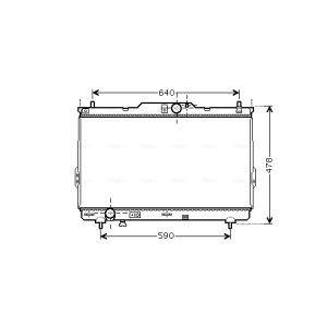 Arrefecedor do motor AVA COOLING HY2113