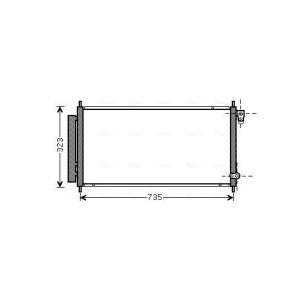 Condenseur (climatisation) AVA COOLING HD5222D