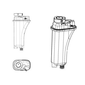 Depósito de compensación, refrigerante EASY FIT NRF 454042