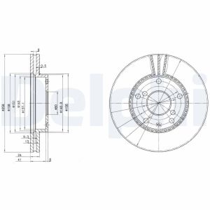 Bremsscheibe DELPHI BG3531