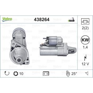 Starter VALEO ORIGINS NEW VALEO 438264