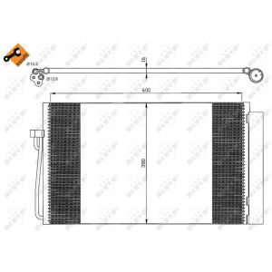 Kondensor, luftkonditionering NRF 35538