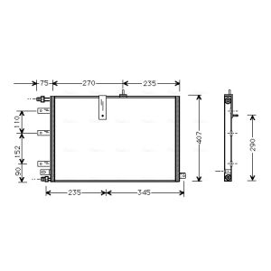 A/C-kondensor AVA COOLING SB5034