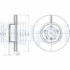 Bromsskiva DELPHI BG9108