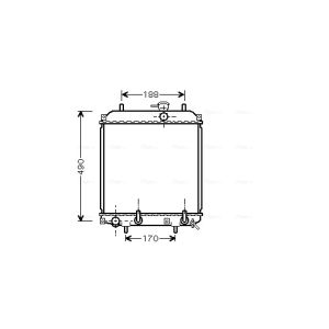 Motorkühler AVA COOLING DU2055