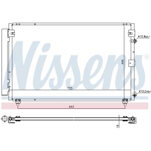 Condensador, aire acondicionado NISSENS 940433