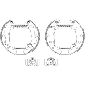 Bremsbackensatz TEXTAR 84024100