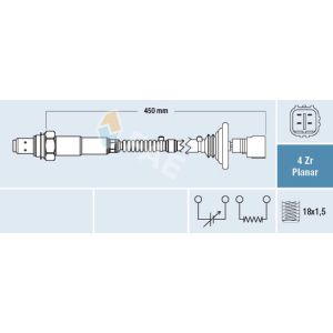 Sonda lambda FAE 77512