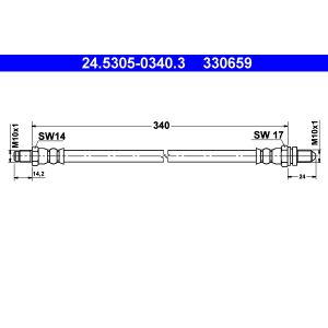 Remleiding ATE 24.5305-0340.3