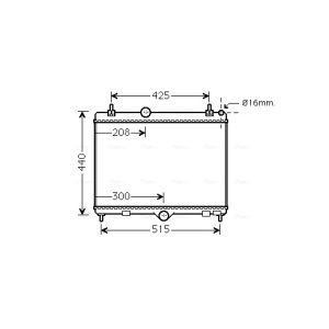 Motorkühler AVA COOLING PEA2358