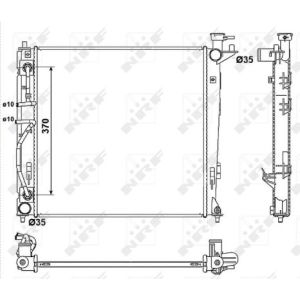 Radiator, motorkoeling NRF 53053