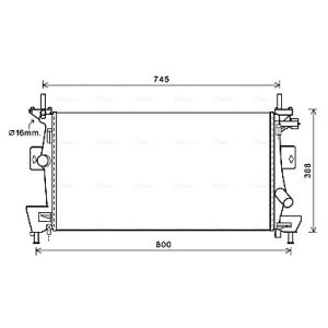 Arrefecedor do motor AVA COOLING FD2475