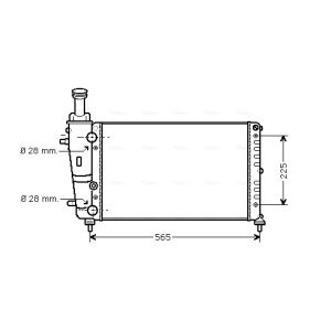 Motorkühler AVA COOLING LC2066
