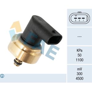 Sensor, pressão do combustível (no carril) FAE 15615