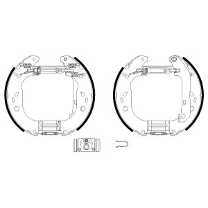 Conjunto, sapatas de travão TEXTAR 84064900