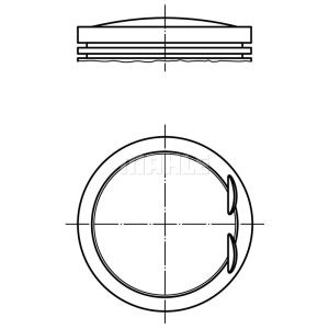 Pistón MAHLE 028 PI 00128 002