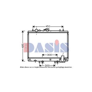 Raffreddatore motore AKS DASIS 140089N