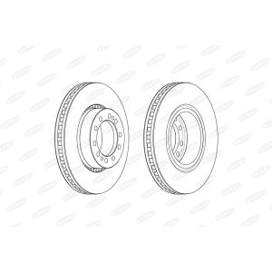 Bremsscheibe BERAL BCR374A