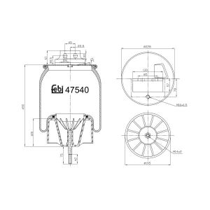 Luftfederbalg FEBI BILSTEIN 47540