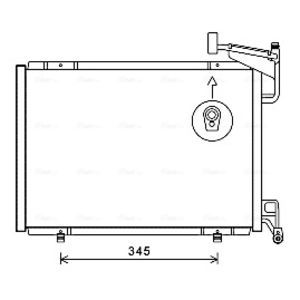 Condensador, sistema de ar condicionado AVA COOLING FD5592