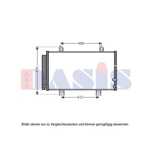 A/C-kondensor AKS DASIS 212096N