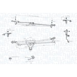 Wischergestänge MAGNETI MARELLI 085570721010