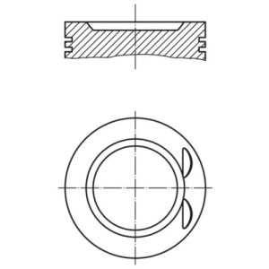 Pistão MAHLE 033 21 02