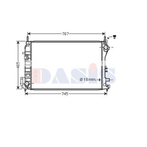 Motorkühler AKS DASIS 150128N