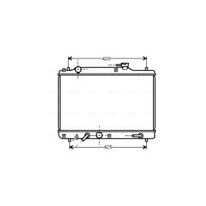Arrefecedor do motor AVA COOLING SZ2052