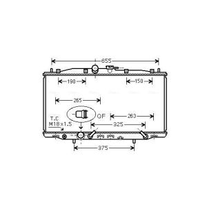 Arrefecedor do motor AVA COOLING HD2179