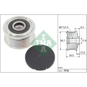 Polea de correa, generador INA 535 0318 10