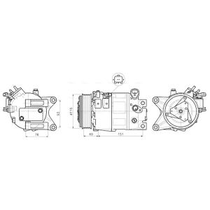 Kompressor för luftkonditionering AVA COOLING DNAK488