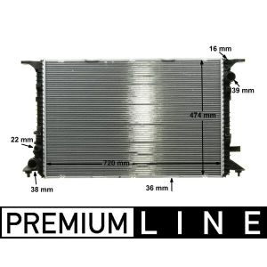 Arrefecedor do motor MAHLE CR 1201 000P