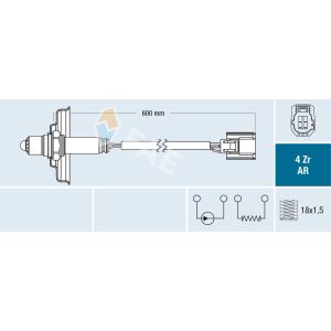 Sonda lambda FAE 75636