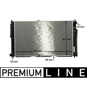 Arrefecedor do motor MAHLE CR 1330 000P