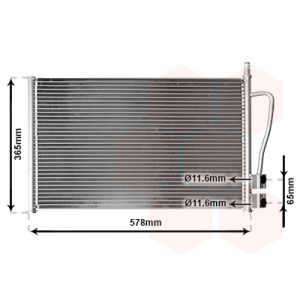 Condenseur (climatisation) VAN WEZEL 18005328