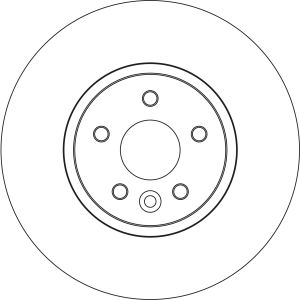 Disque de frein TRW SINGLE TRW DF6565S