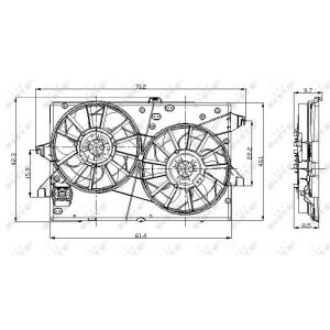 Ventilator NRF NRF 47003