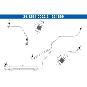 Bromsslang ATE 24.1294-0022.3