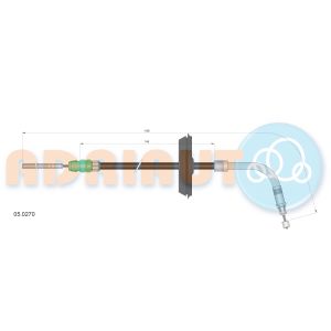 Kabel, parkeerrem ADRIAUTO 05.0270