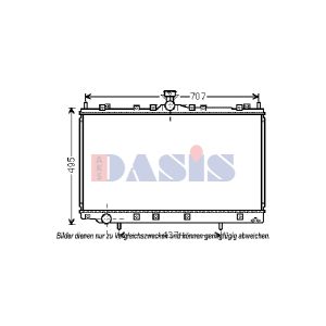 Motorkühler AKS DASIS 140097N