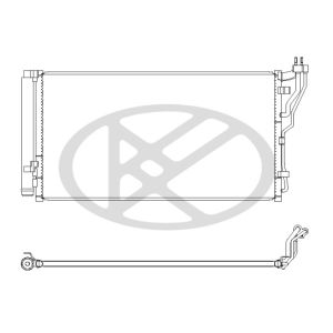 A/C-kondensor KOYORAD CD820856