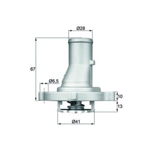 Thermostat (liquide de refroidissement) MAHLE TI 68 87D