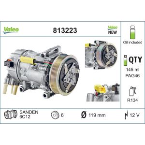 Klimakompressor VALEO 813223